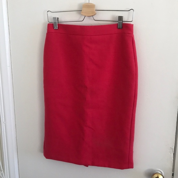 J. Crew Dresses & Skirts - J. Crew no. 2 pencil skirt in coral wool